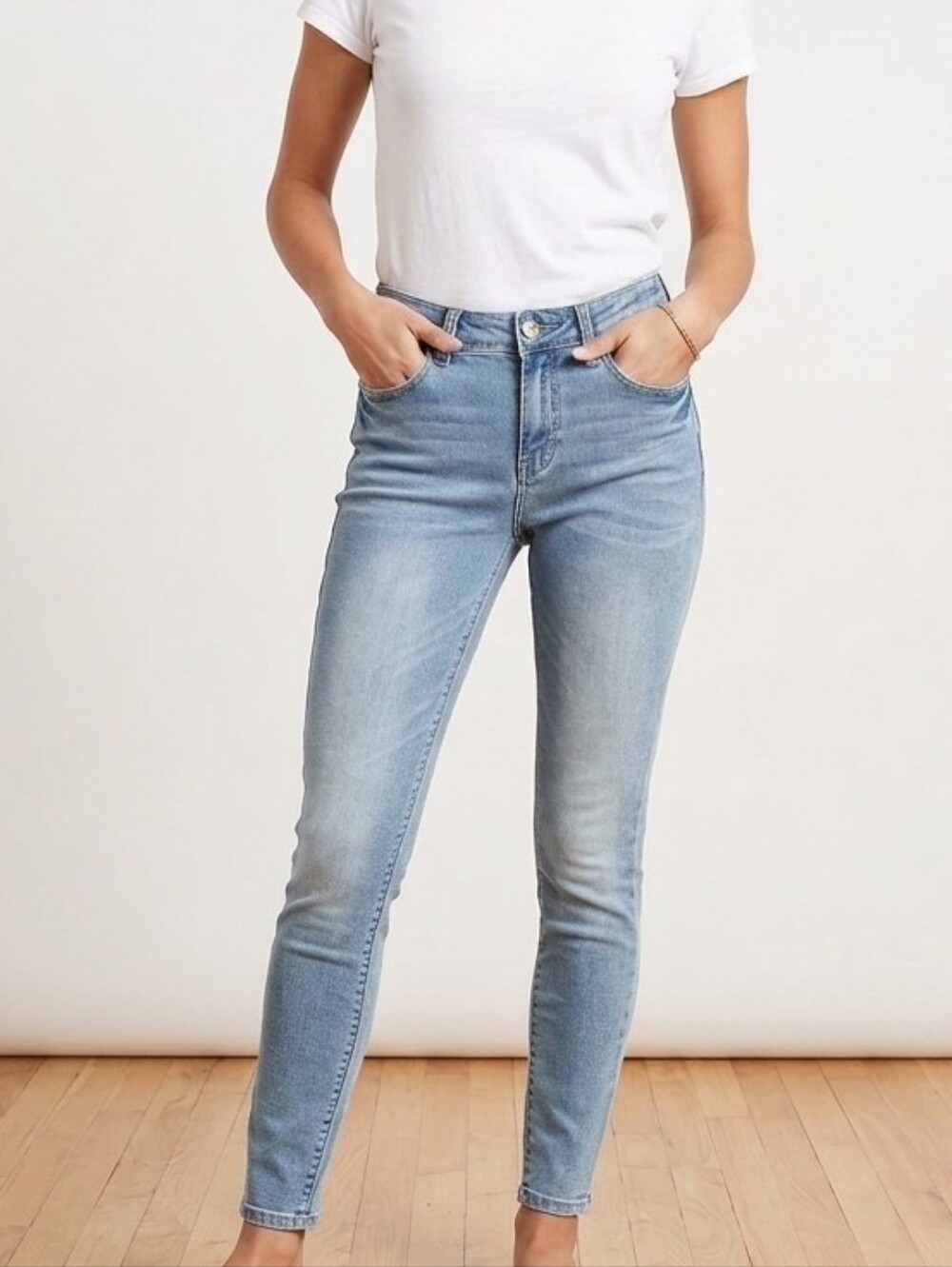 Ci Sono Light Wash Skinny Jeans